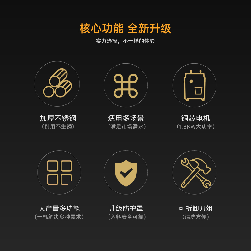 麥大廚豪華款1.8KW 臺(tái)式強(qiáng)勁絞肉機(jī)220V